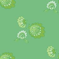 Folk Flowers Pattern