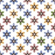 Cute floral seamless pattern background N2