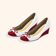 High-heeled shoes style theme elements N17