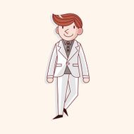 boy man cartoon theme elements N269