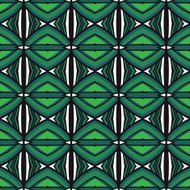 Seamless circle vintage flower pattern N7