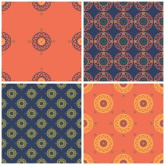 Set of geometric pattern N4