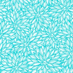 Seamless pattern with flowers Dahlia N2