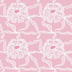 Lace seamless pattern with flowers N40
