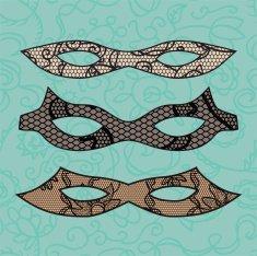 Carnival mask set N2