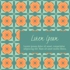 Stylish Floral Card in Vector