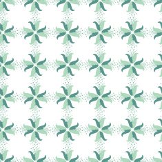 Seamless geometric floral pattern N11