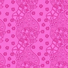 Lace seamless pattern with flowers N49