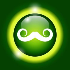 mustaches vector icon N7