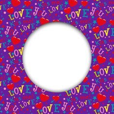 Frame Happy Valentines Day N5
