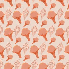 Ice Cream seamless pattern N7