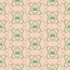 Retro Wallpaper Seamless Pattern N21