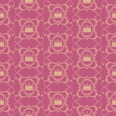 Retro Wallpaper Seamless Pattern N23