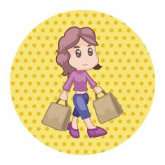 shopper theme elemets vector eps N37
