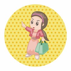 shopper theme elemets vector eps N38