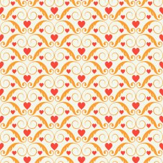 Heart love seamless pattern N32