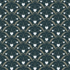 Heart love seamless pattern N34