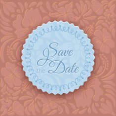 Save the date card N4