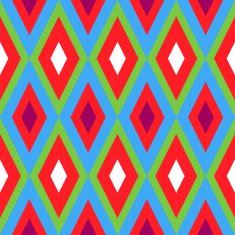 Seamless vector geometric rhombus