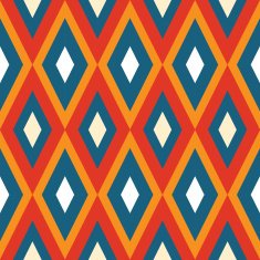 Seamless vector geometric rhombus N2