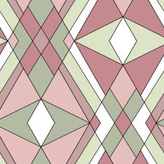 Seamless pattern with geometric elements mosaic design background
