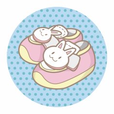 baby shoes style theme elements N3