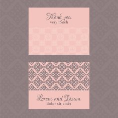 Business Card with geometric patterns N3