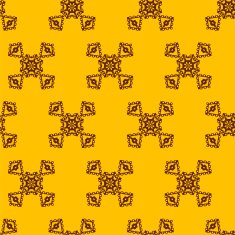 Seamless geometric floral pattern N26