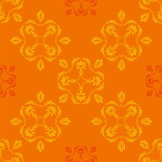 Seamless geometric floral pattern N28