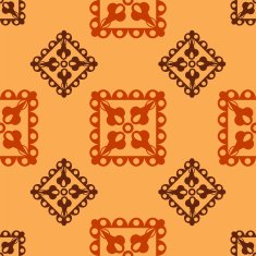 Seamless geometric floral pattern N32
