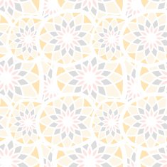 Abstract vector seamless texture with mosaic elements