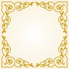 Russian traditional carving ornament N4