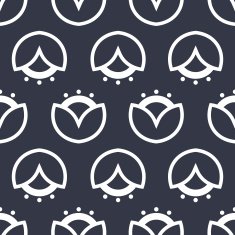 seamless pattern ethnic floral