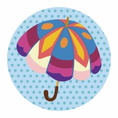 Umbrella theme elemets vector eps N58