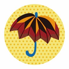 Umbrella theme elemets vector eps N60