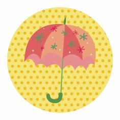 Umbrella theme elemets vector eps N61