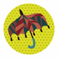Umbrella theme elemets vector eps N65