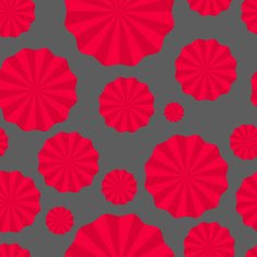 seamless pattern paper fans pompoms torch turntables