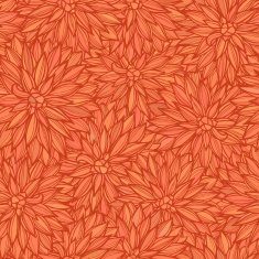 Seamless pattern with flowers Dahlia N3