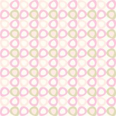 Seamles pattern with pink and olive ovals N2