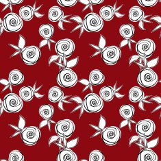Seamless floral pattern with roses background