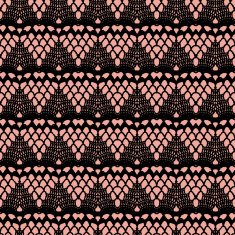 Pink and black lace seamless stripes pattern N2