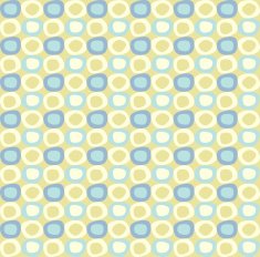 seamles pattern with yellow and blue ovals