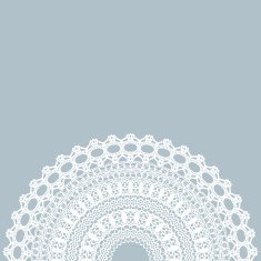 Vintage lace invitation card N4