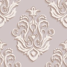 Seamless wallpapers in the style of Baroque Can be used N9