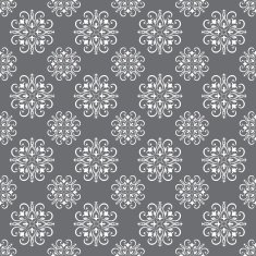 Floral pattern wallpapers in the style of Baroque Can be N8