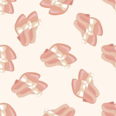 High-heeled shoes style seamless pattern