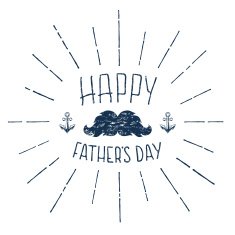 Happy Fathers Day Grunge calligraphic handwritten background