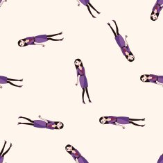 lady girl cartoon sticker icon