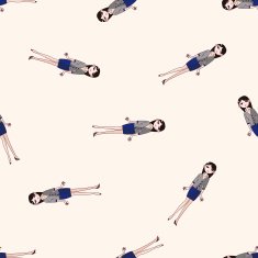 lady girl cartoon sticker icon N8